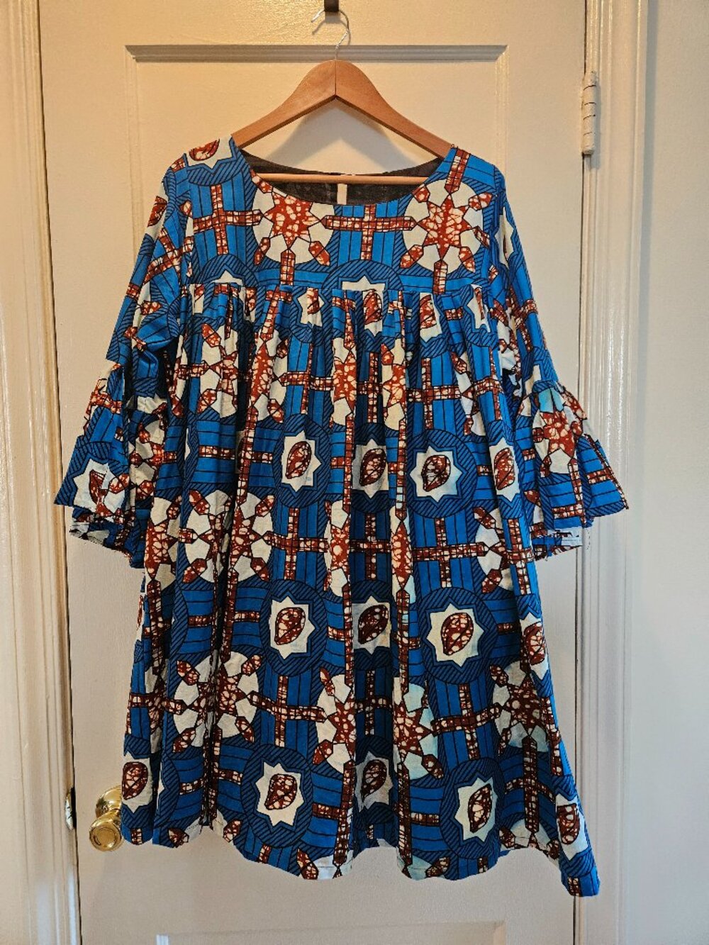 African Print Wax Fabric Dress